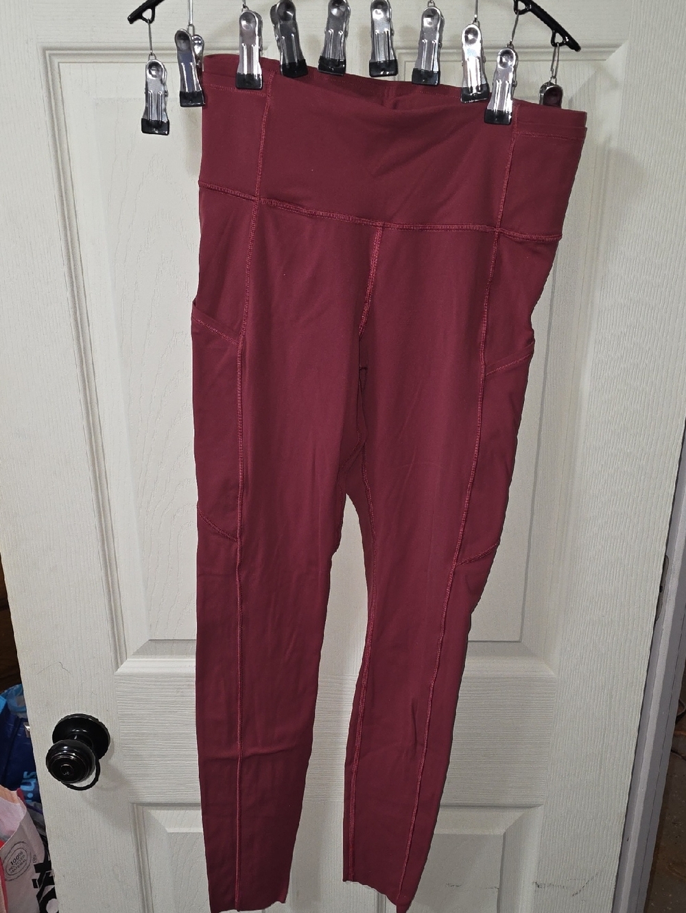 lululemon athletica Fast & Free HW Leggings w/ Side Pockets Size 6